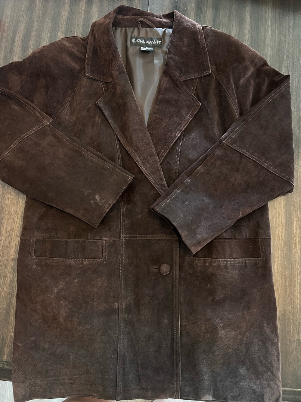 Vintage SAVANNAH Brown Suede Women’s Coat